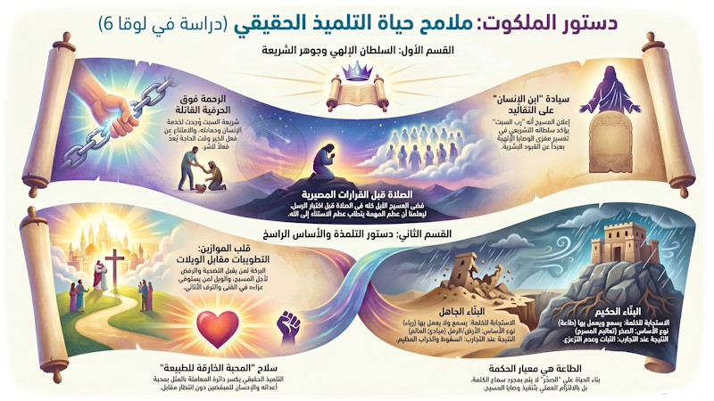 لوقا 6: تعاليم الملكوت وتشكيل التلاميذ — دعوة لحياة مختلفة (شرح وتفسير كامل) 2 لوقا 6: تعاليم الملكوت وتشكيل التلاميذ — دعوة لحياة مختلفة (شرح وتفسير كامل)