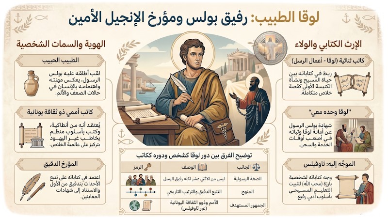 من هو لوقا الطبيب؟ كاتب إنجيل لوقا وسفر أعمال الرسل
