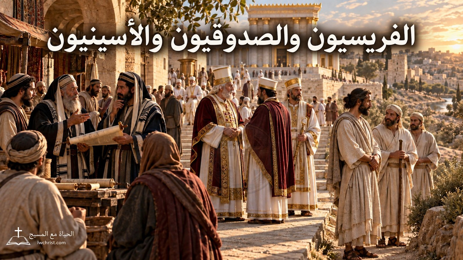 الفريسيون والصدوقيون والأسينيون: الطوائف الدينية اليهودية في زمن المسيح