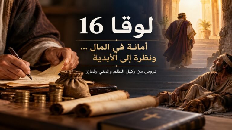 لوقا 16: وكيل الظلم والغني ولعازر — الأمانة اليوم تصنع فرقاً أبدياً (شرح وتفسير كامل)