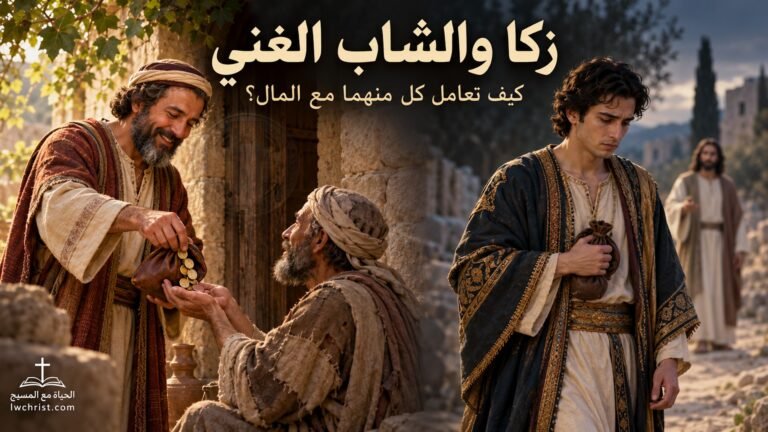 زكا والشاب الغني: كيف تعامل كل منهما مع المال؟