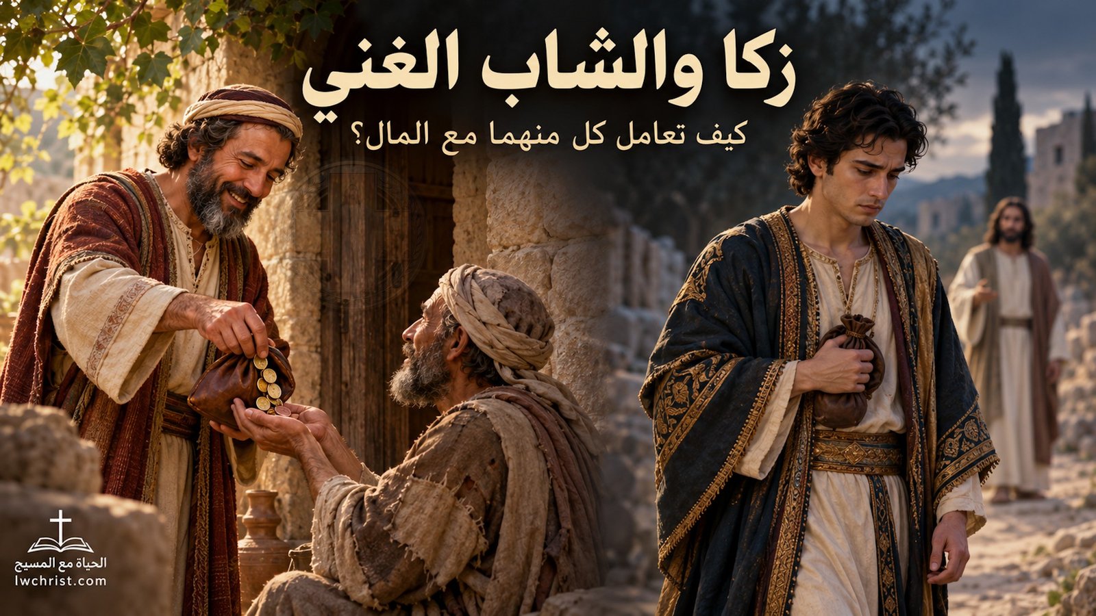 زكا والشاب الغني: كيف تعامل كل منهما مع المال؟